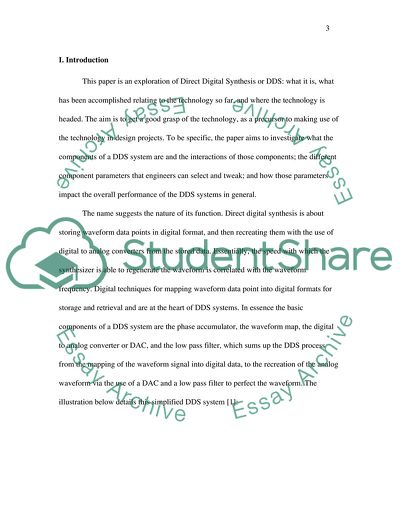 Direct Digital Synthesis