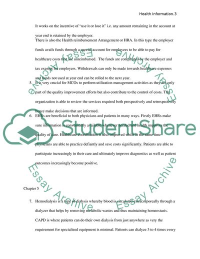 Comparative Health Information Management