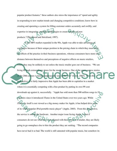 Success of Apple Due to Porters Strategy Theory