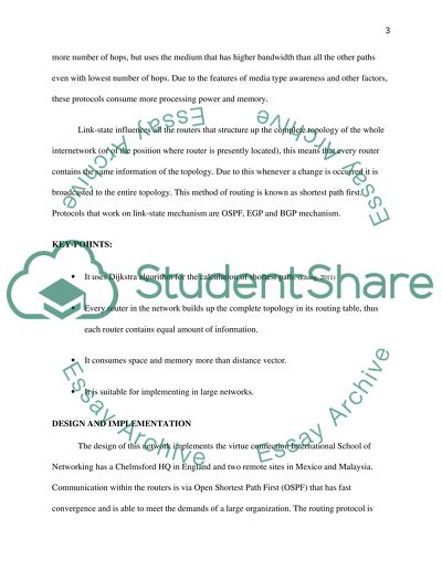 Routing assignment essay 05 picture