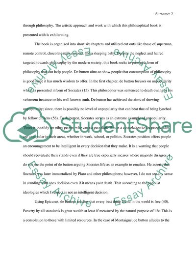 The Consolations of Philosophy