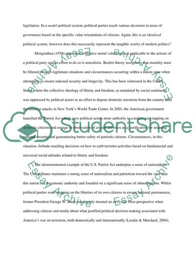 Ideology in modern politics