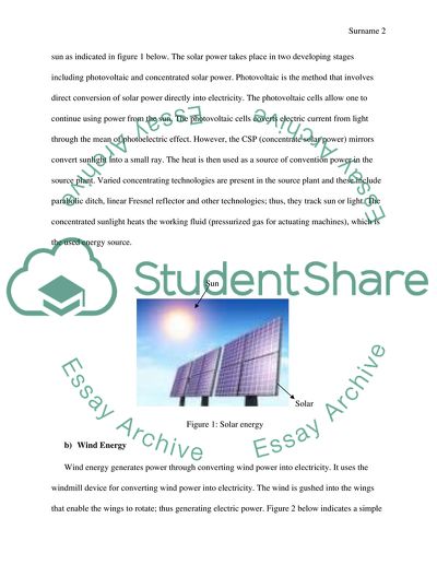 Sustainable Sources For Electricity Generation
