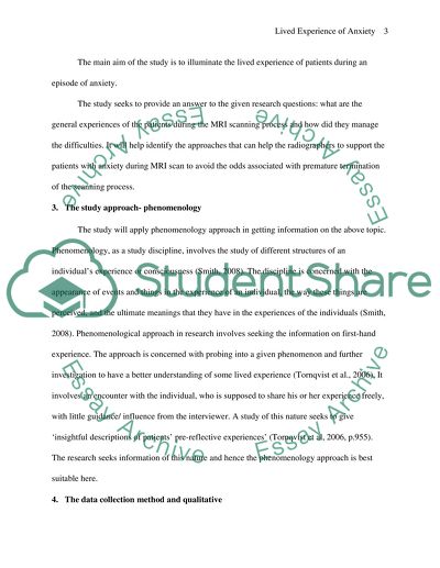 Lived Experience of Anxiety