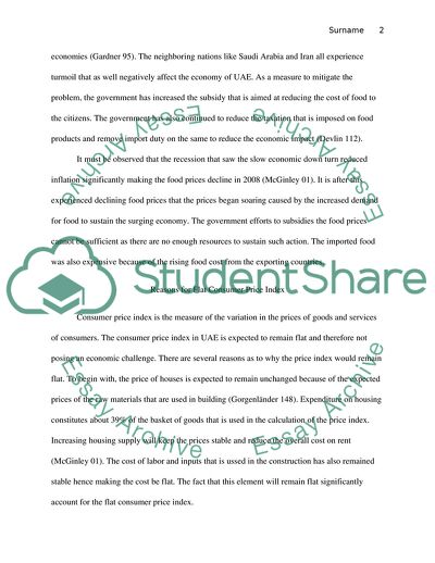 International and United Arab Emirates Economics