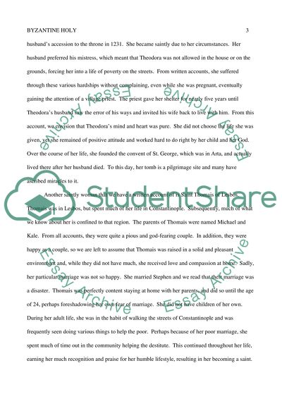 Byzantine Holy Women