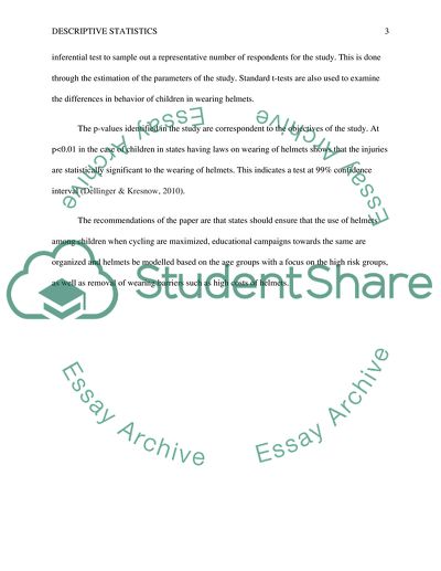 Descriptive Statistics