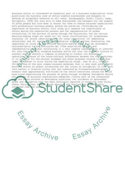 The Importance of Business Ethics