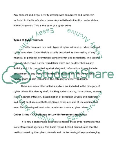 Computer Crime Issues