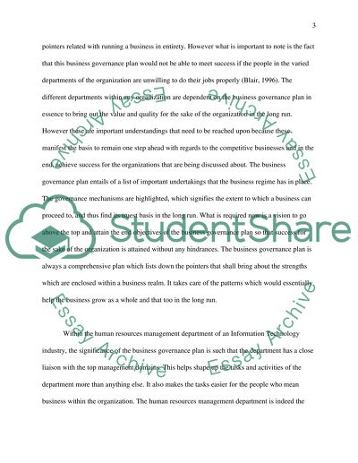 Functional Department Participation Plan