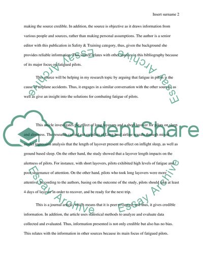 Fatigue and performance in aviation