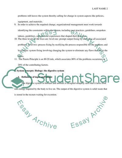 The Organization as a System