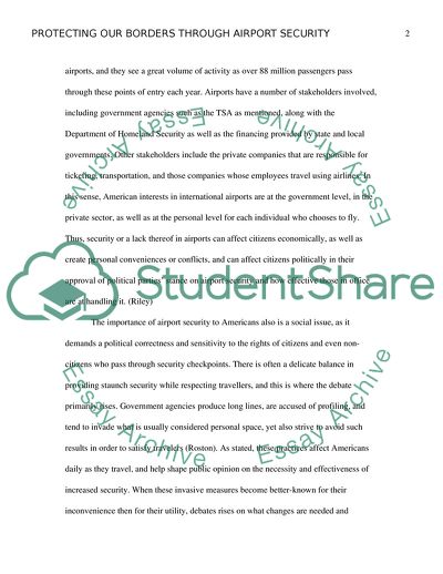 Infrastructure, Safety, And Border Control