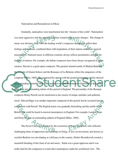 National Romanticism in Music