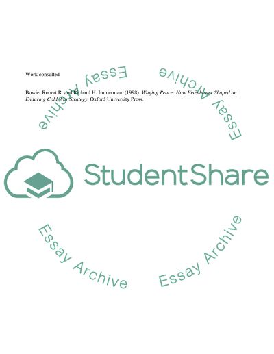 Eisenhowers Farewell Address