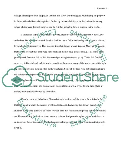 Compare and Contrast the film Almos a Man to the story A Man Who Was Almost a Man by Richard Wright