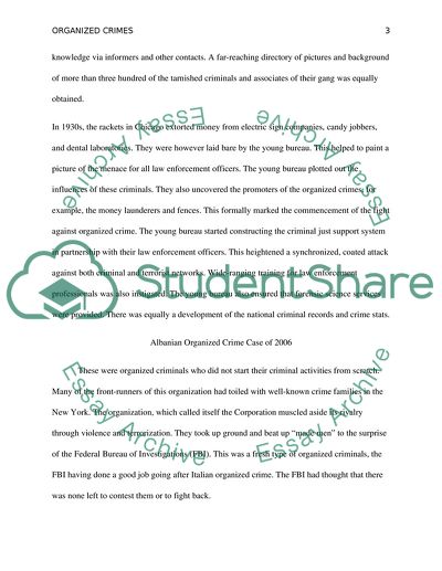 How Organized Crime Falls under the Umbrella of Enterprise Crime