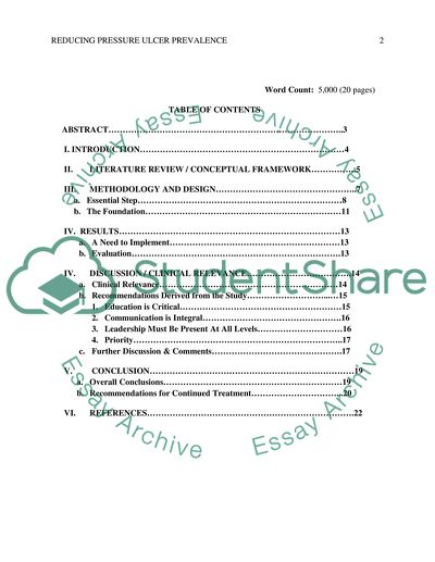 Reducing Pressure Ulcer Prevalence: Nursing Success and Priority