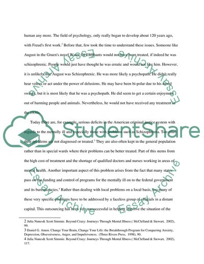 Schizophrenia and Mental Health Policies