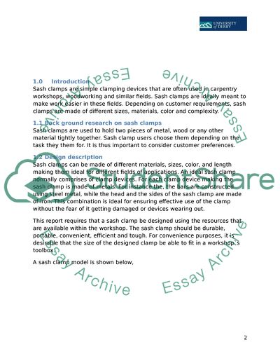 Design Analysis of the Slash Clamps
