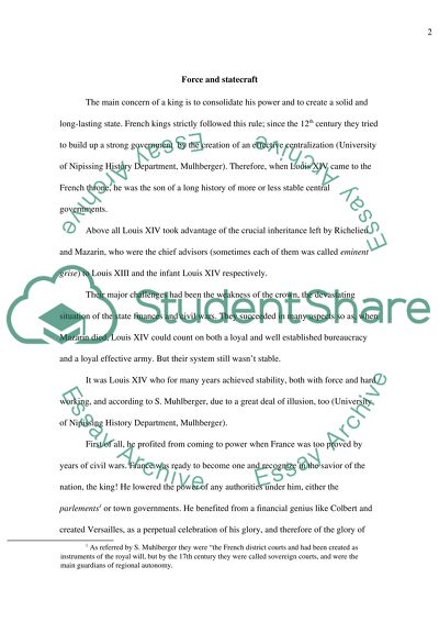Essay: Louis XIV, The Sun King louis xiv essay