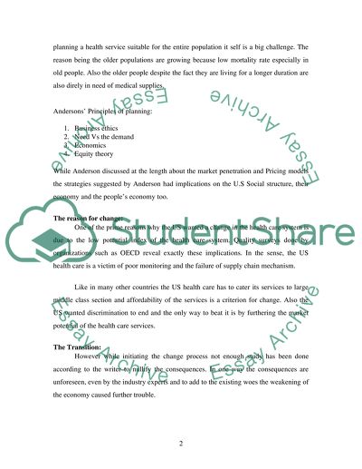 Market Continuum Analysis