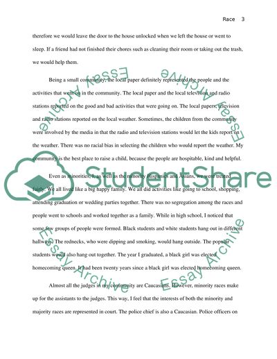 Race in your community