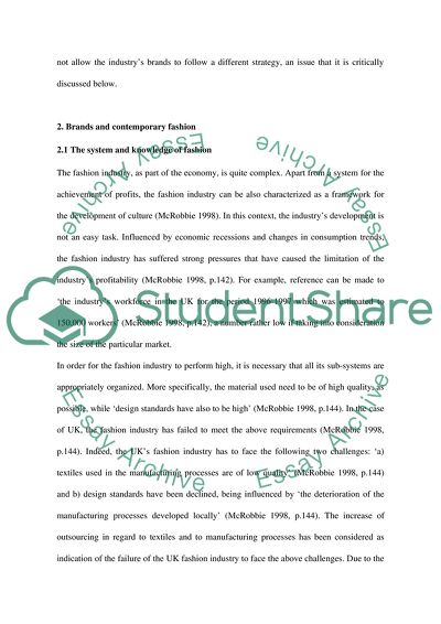 The Production of Fashion