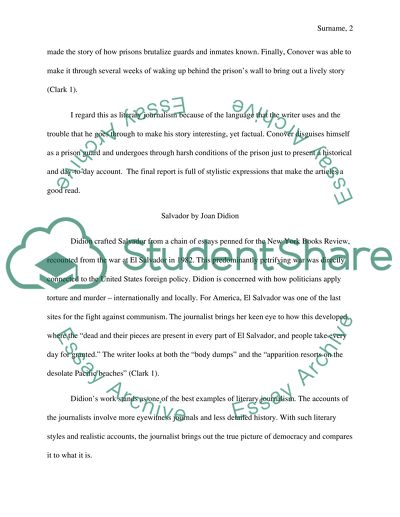 Immersion Journalism That Refers to the Creative Writing of Nonfiction Stories