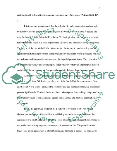 Imperial Power and the Post-Colony: A Changing Relationship After Independence