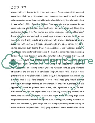 Gang Injunctions Protect Our Communities