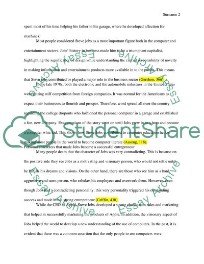 Contributions of Steve Jobs in the Business Field