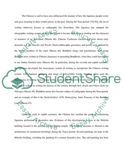 Chinese Influence on Japanese Buddhist Art and Architecture