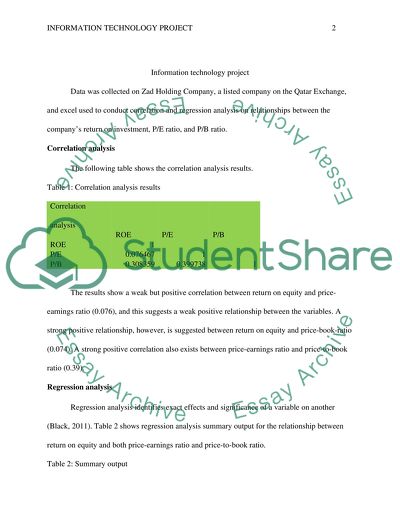 Information Technology Project