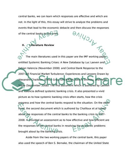 Understanding the Impact of the Systemic Global Banking Crisis on Economic Growth