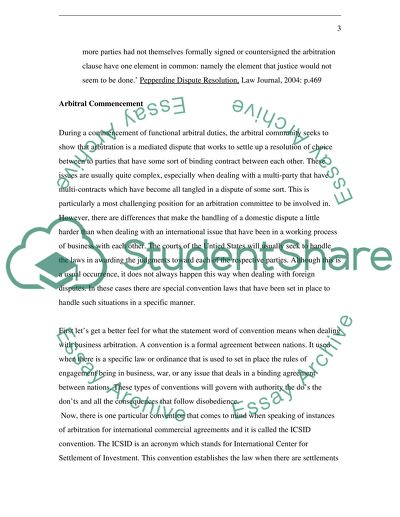Enforcing Arbitration Agreements and International Commercial Arbitration