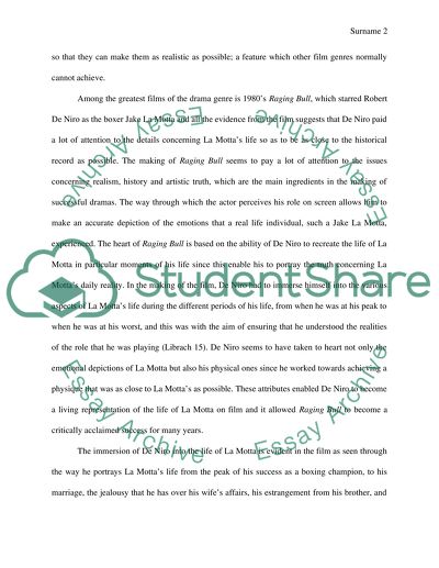 Drama in Raging Bull (1980 film)