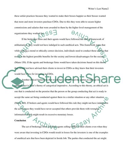 Watching movie then writing