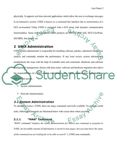 Overview of Unix System