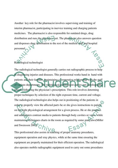 Interprofessional Working: Management of Healthcare Institutions