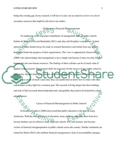 Conduct a Literature Review