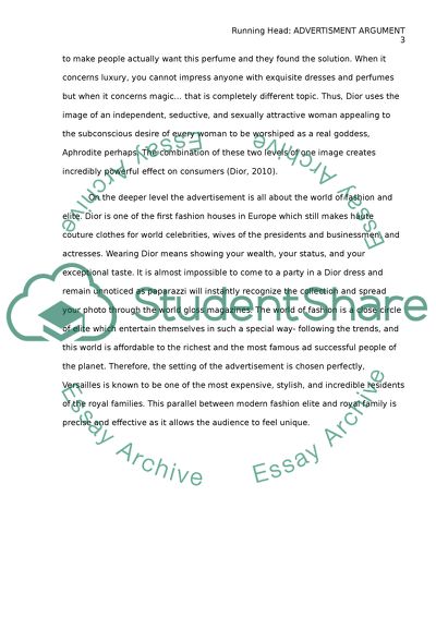 Advertising Argument