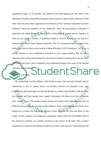 Oklahoma Indian Territory on the Trail of Tears