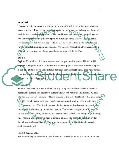 New Holiday Package for Explore in Tourism Industry