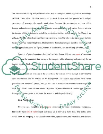 Business advantages for mobile apps