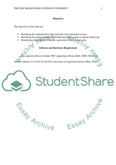 The University New Registration System