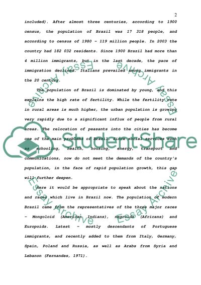 The Concept of Race in Brazil