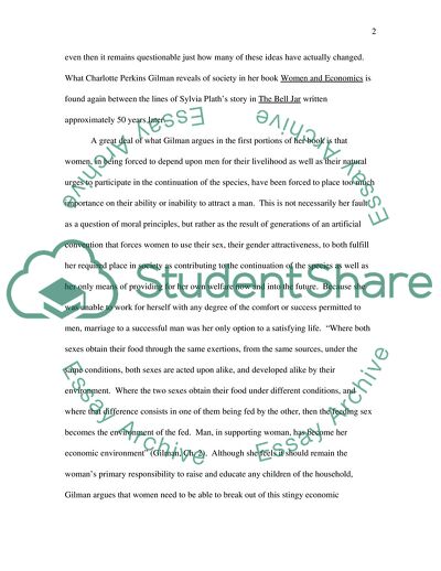 Women and Economics and The Bell Jar