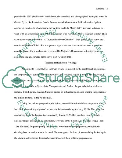 Uncrowned Queen of Iraq Gertrude Bell