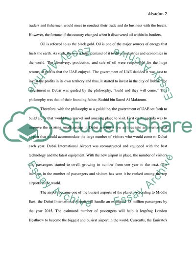 The Factors That Had a Role in Dubai Modernization